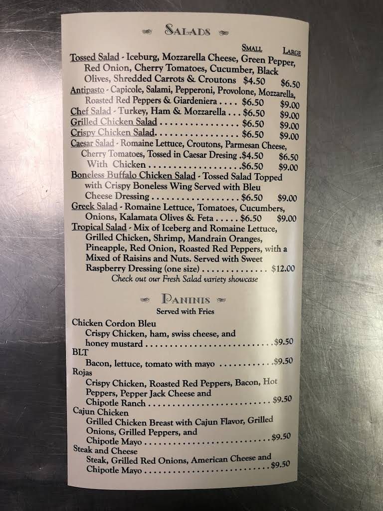 R Pizza House Menu 6